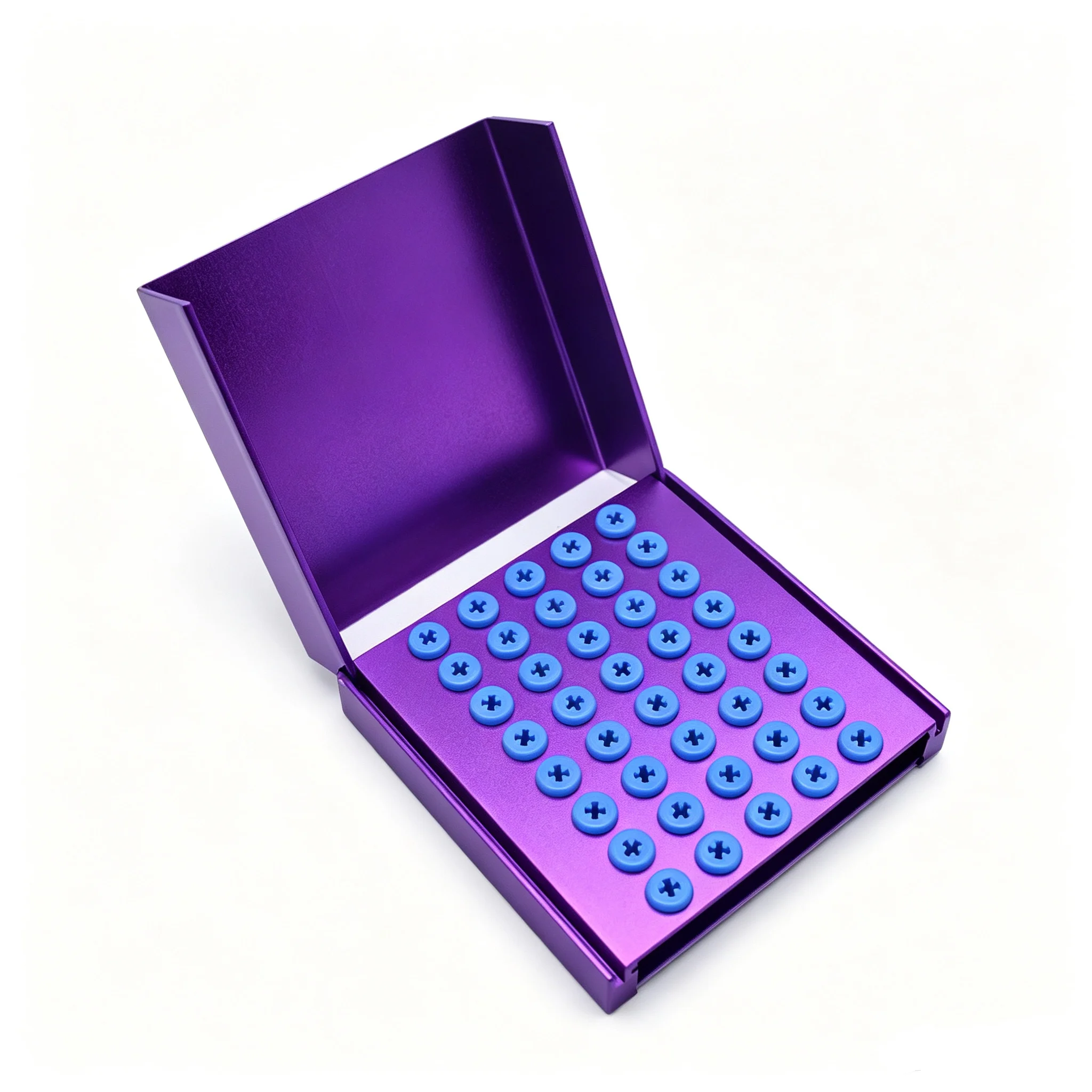 Dental 40 Holes Burs Metal Holder  Cleaning Stand Autoclave Sterilizer For High/Low Speed Dental Burs