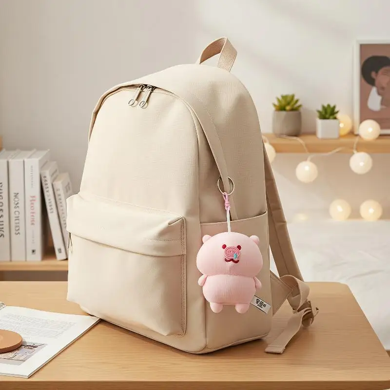 Cute Stuffed Pig Plush Keychain Fluffy Soft Lightweight Pendant for Backpack Purse Decoration Kids Daily Gift