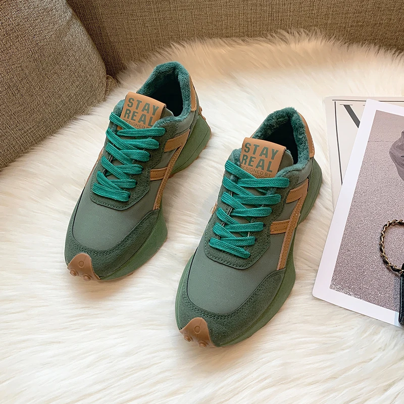 Sneakers Shoes Women's Spring Daddy Shoes 2023 New German Training Shoes Retro Casual Sports Shoes