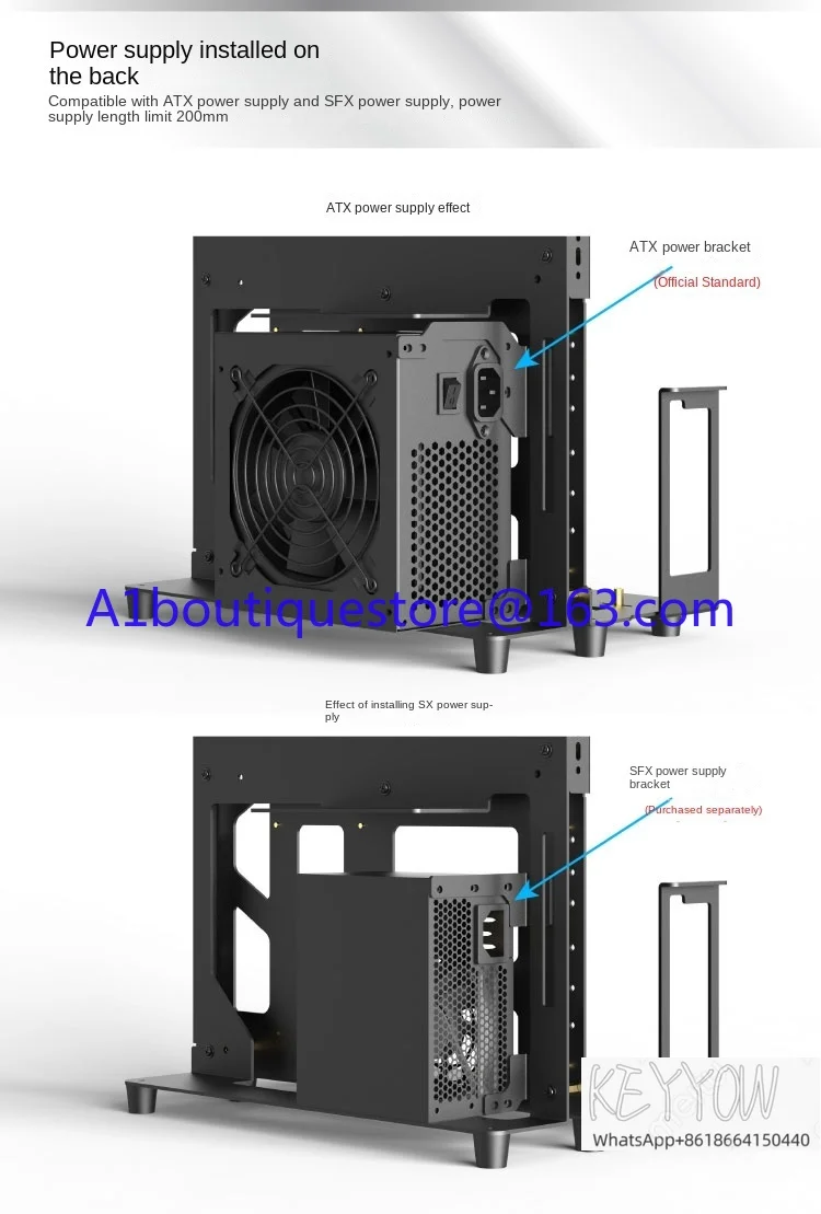 X5P 2024 حافظة كمبيوتر مكتبي ATX حافظة كمبيوتر مفتوحة،