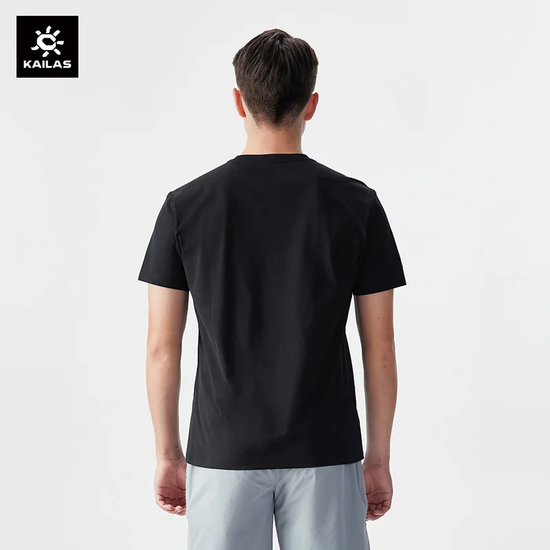 Imagem -02 - Camiseta Esportiva Masculina Kailas Manga Curta Secagem Rápida Funcional Camiseta de Caminhada ao ar Livre Roupa de Escalada Kg2327111 Novo Verão