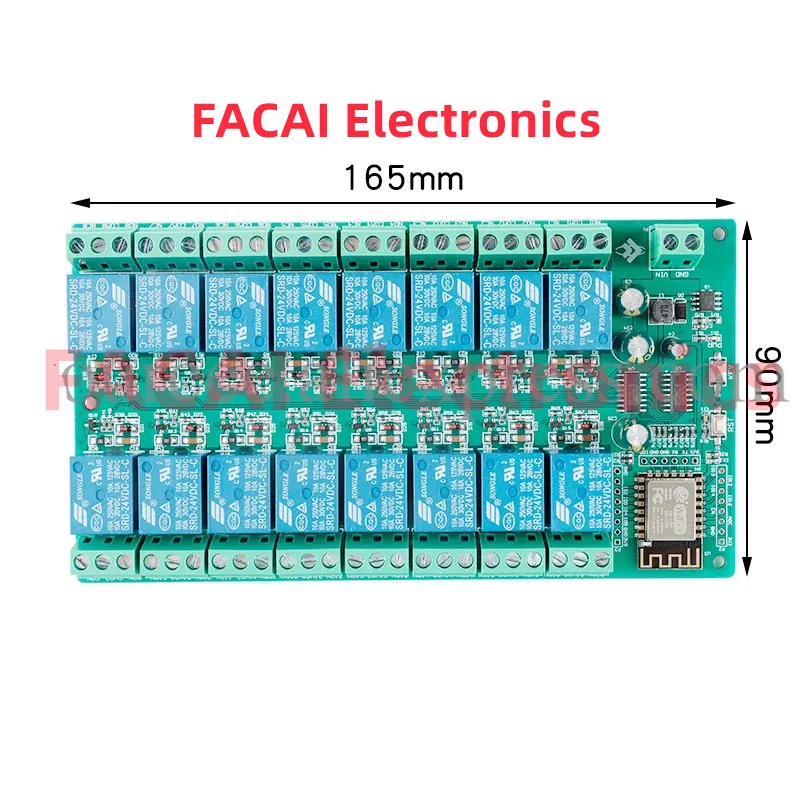 ESP8266 1/2/4/8/16 Channel Way Wireless Relay Module AC/DC ESP ESP-12F WIFI Development Board