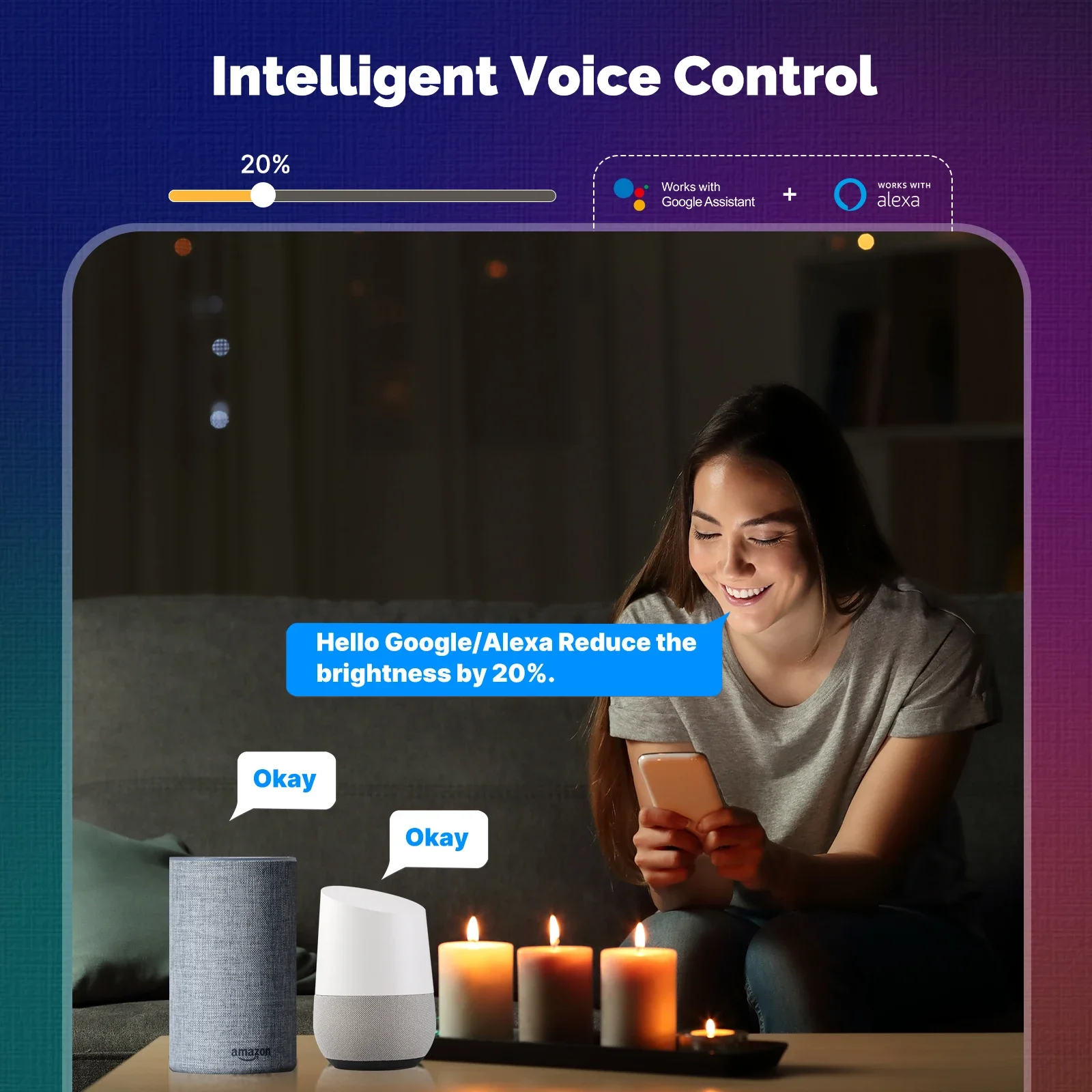 MOES WiFi inteligente LED Downlight Zigbee atenuación foco redondo 9/12W RGB cambio de Color luz fría cálida Alexa Google Home Vocie