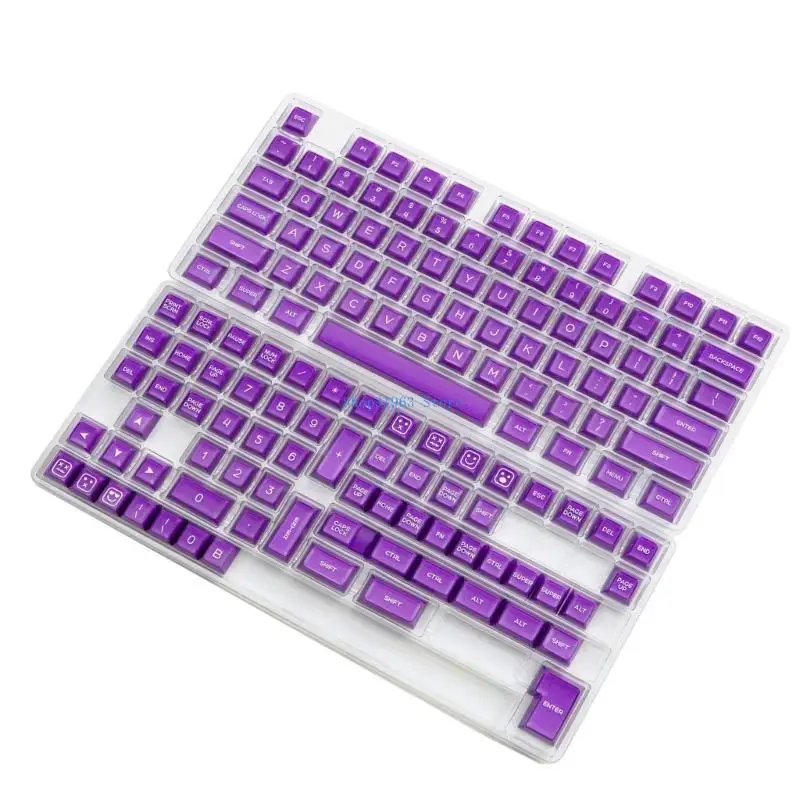 L4MA White Jade Theme 142Keys SAProfile Keycap Double Shot PBT Keycaps for Mechanical Keyboards Keycaps