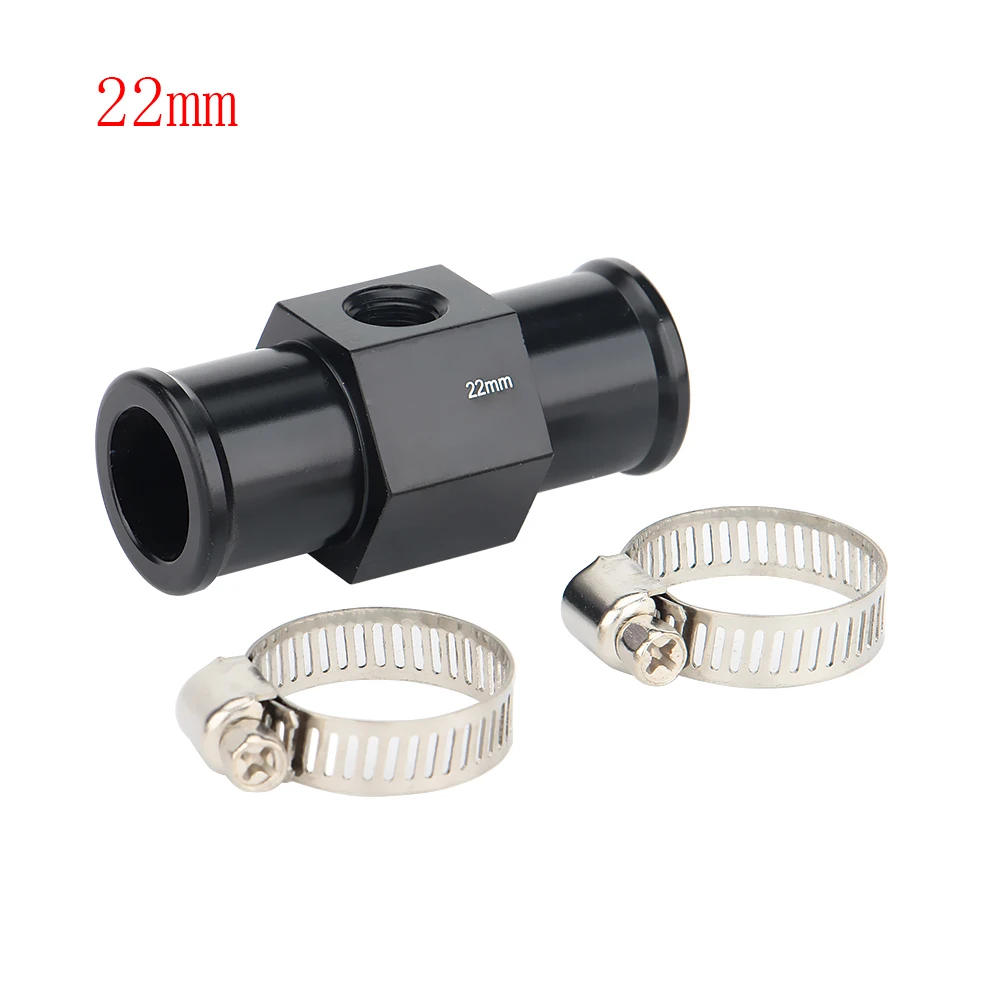 Medidor de temperatura del agua del radiador, Sensor de junta de temperatura del agua, adaptador de manguera con abrazadera, 16mm, 18mm, 20mm, 22mm