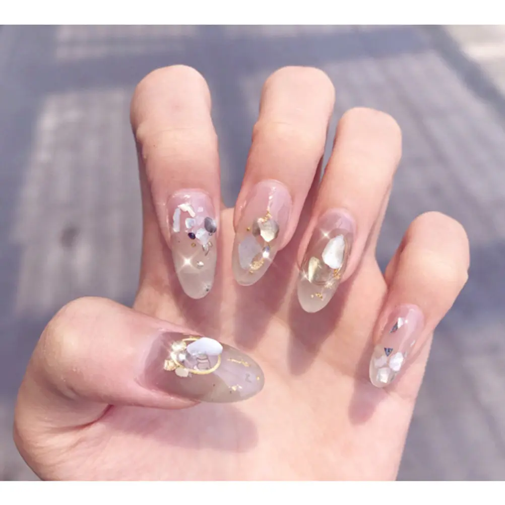 

1Set Shell Sequins Creative Nail Decorations Party Manicure Stickers DIY Nail Art Decals Home Phone Case Body Art