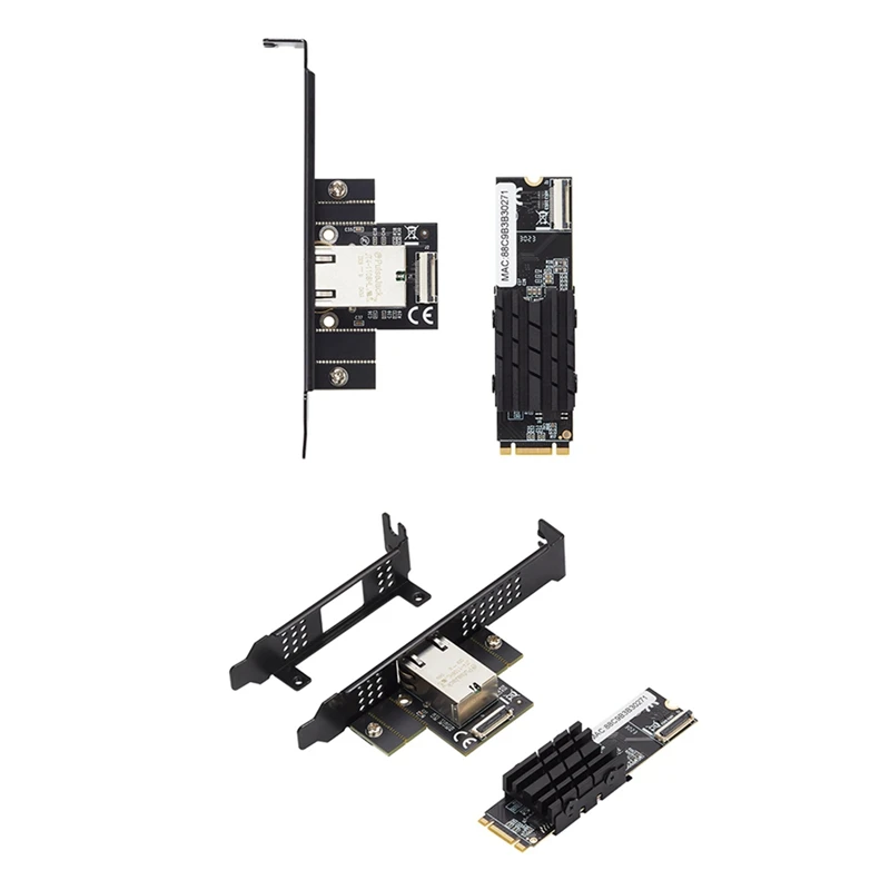Горячий однопортовый 10-гигабитный сетевой адаптер TTKK M.2, электрический порт, скорость RJ45, сервер промышленного уровня, сетевой адаптер для киберспорта