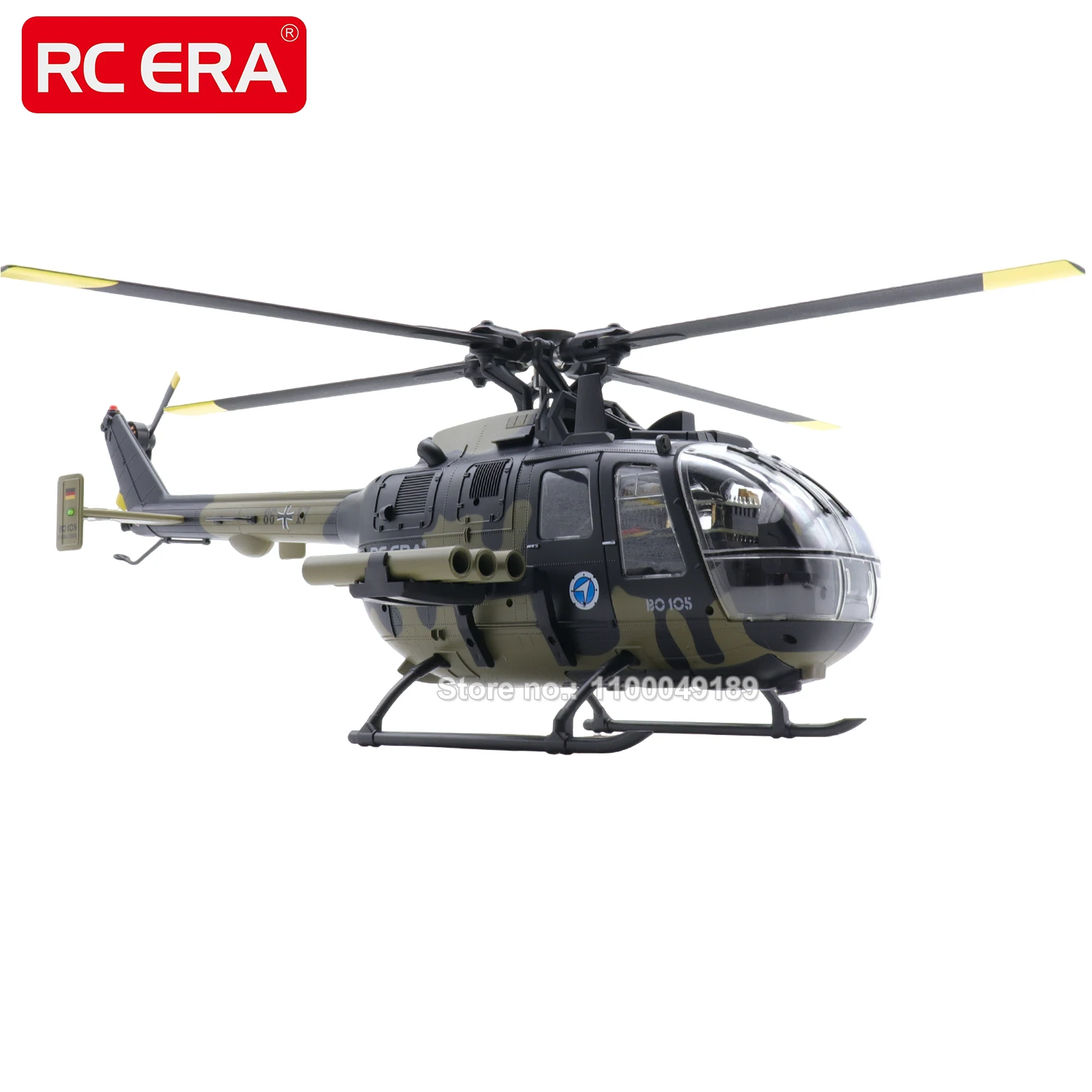 RC ERA C180 BO105 Direct-drive Brushless RC Helicopter with TOF Altitude Hold Optical Flow Remote Control Hobby Toy for Adult