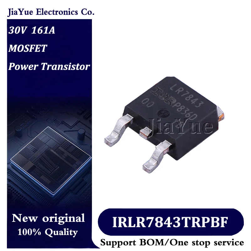 

5pcs/lot 100% New Original Chips IRLR7843TRPBF TO-252-2(DPAK) 30V 161A MOSFET Field effect tube Power Transistor IRLR7843TRPbF