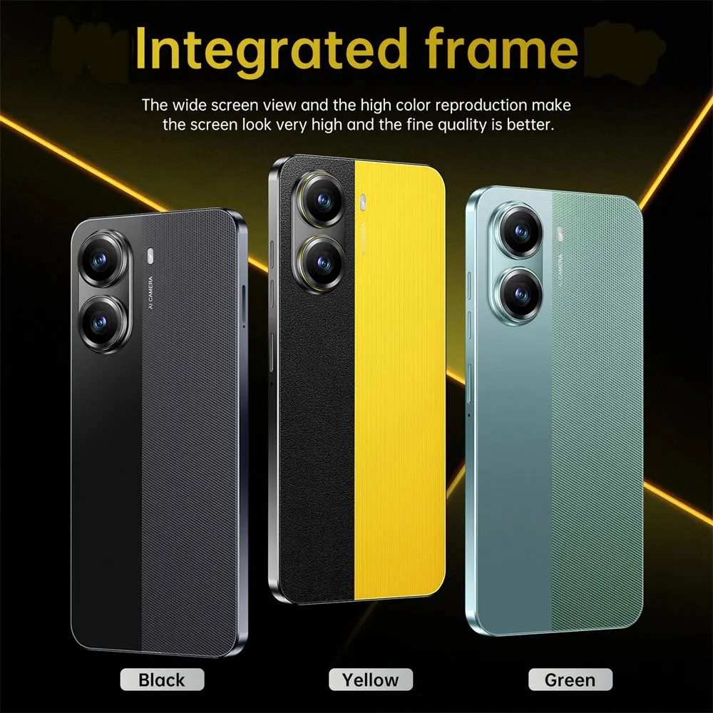 العلامة التجارية الجديدة X7 Pro الهاتف الذكي 5G الأصلي 7.0 بوصة 22G 2 تيرا بايت الهواتف المحمولة 8000mAh الإصدار العالمي المزدوج أندرويد 15 هاتف محمول غير مقفول