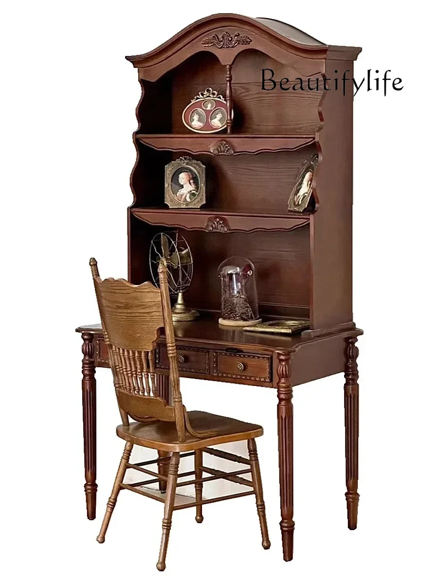 

FG10Display side cabinet, living room wall locker, antique solid wood retro and old integrated cabinet