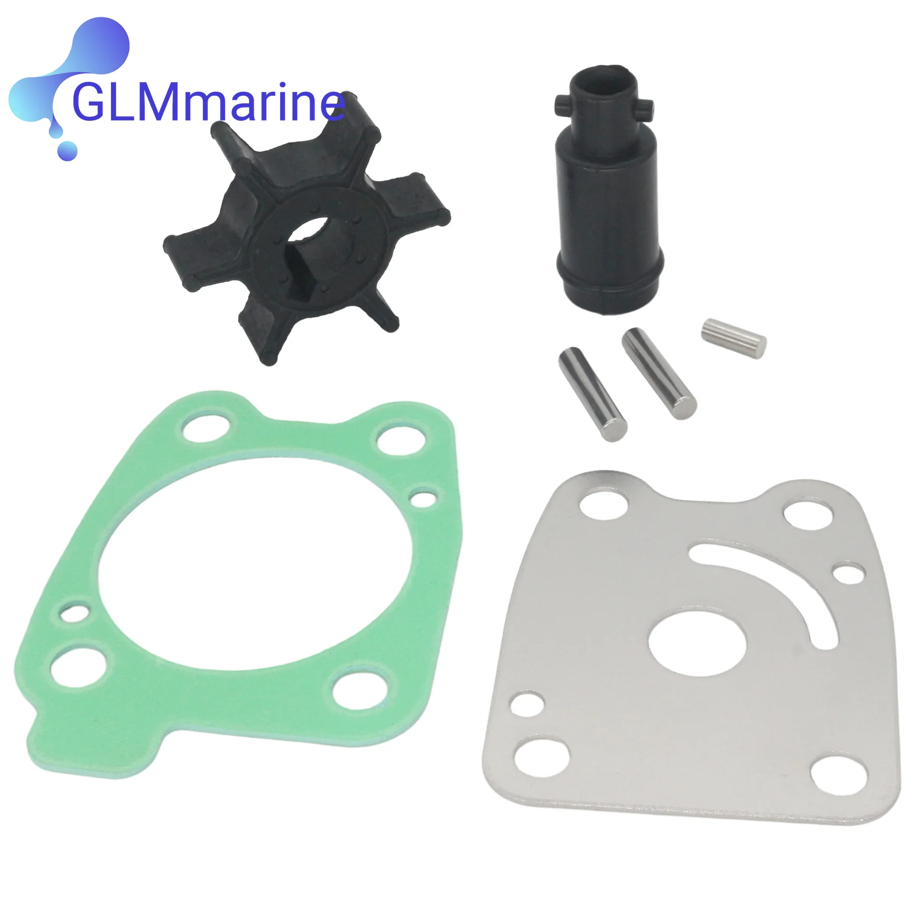 

Water Pump Impeller Rebuild Kit 6EE-W0078-00 Compatible with Yamaha 4HP 6HP Outboard Engines Parts 6BX-WG078-00 6EE-W0078-01