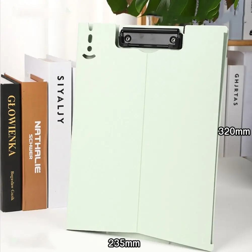 

Stationery Writing Pad Stand File Folder Folding Clipboard A4 Board Clip Folder Document Portable Paper Display Stand Organizer