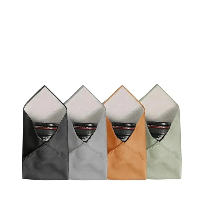 Folding Cloth Self-adhesive Camera Storage Bag Plush Anti Scratch Photography Camera Protective Wrap Soft Wrapping Cloth