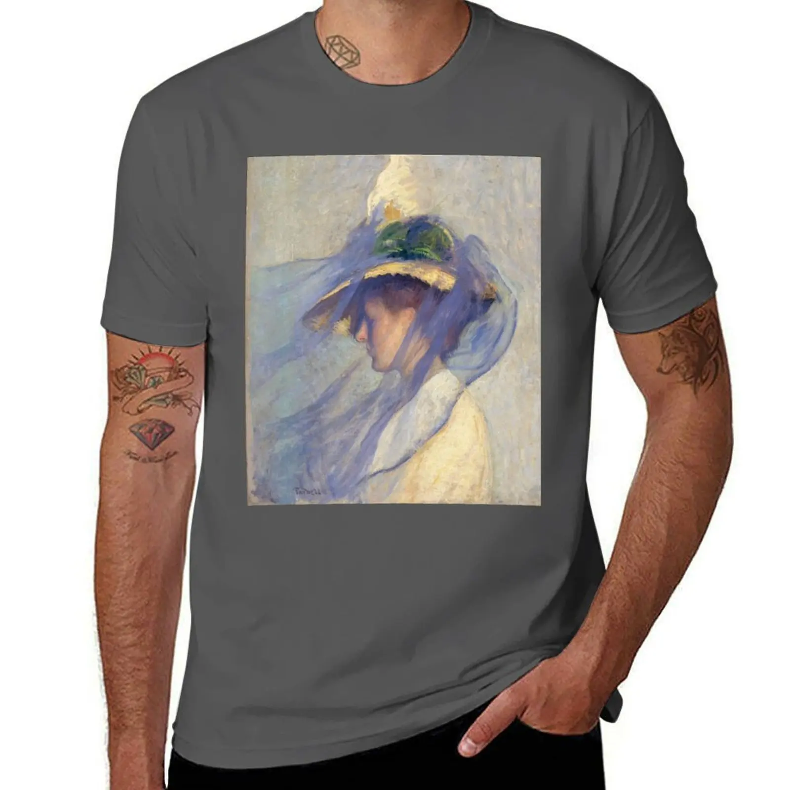 Edmund Charles Tarbell. The blue veil T-Shirt Performance Dry Fit T-Shirt