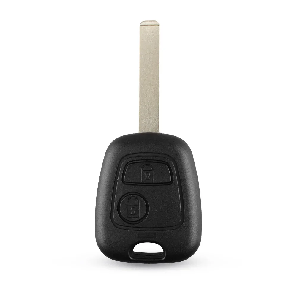 KEYYOU per Toyota AYGO accessori Peugeot Citroen Car 2 pulsanti telecomando portachiavi Shell VA2 Blade sostituzione No logo