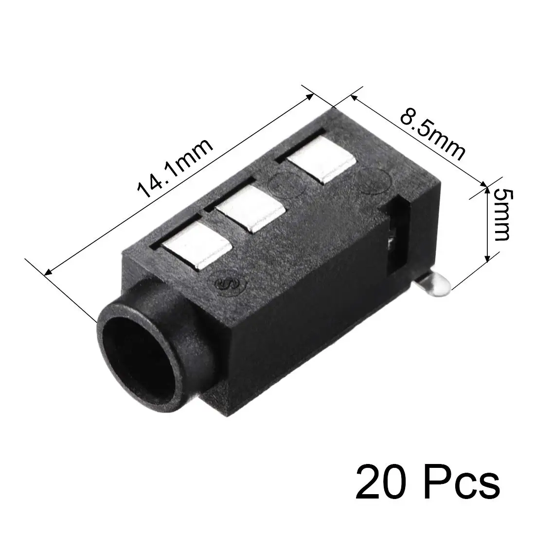 3.5 mm Audio Jack Connector PCB Mount Female Socket 4 Pin PJ-320D 20PCS/50PCS