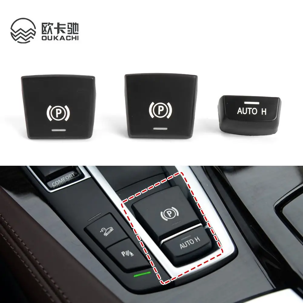 Car Handbrake Parking Brake P Button Switch Cover for BMW 5 6 7 Series F01 F02 F07 F10 F18 F06 F12 X3 X4 F25 F26 X5 X6 F15 F16