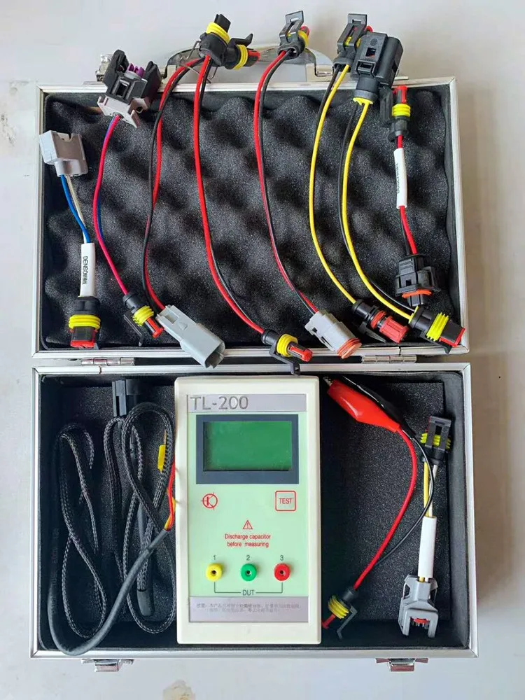 

TL-200 Diesel Piezo Injector Common Rail Injector EUI EUP Resistance Inductance Capacitance Measure Solenoid Valve Tester