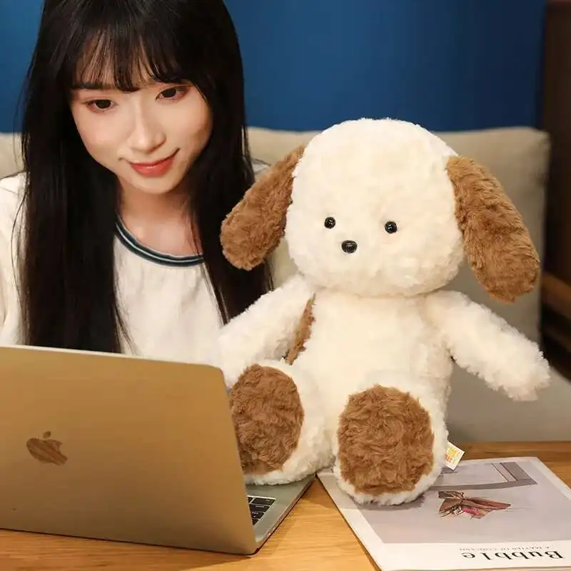 Uroczy West Highland Terrier Pies Długonosy Królik Pluszak Zabawka Kreatywny Szczeniak Lalka Uspokajająca Poduszka Prezent na Boże Narodzenie