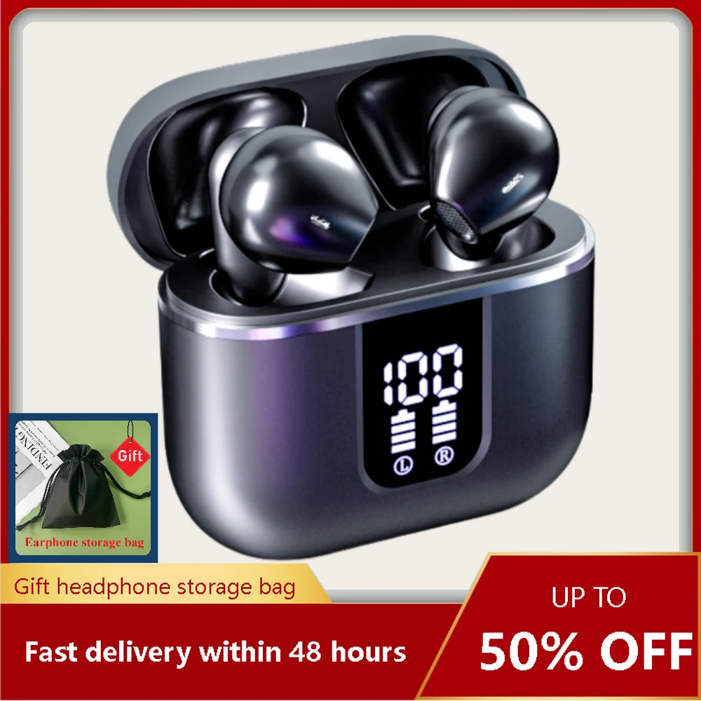 

Wireless Bluetooth Earbuds Earphones TWS Wireless Bluetooth Noise Reduction Digital Display Sports Waterproof Earphones