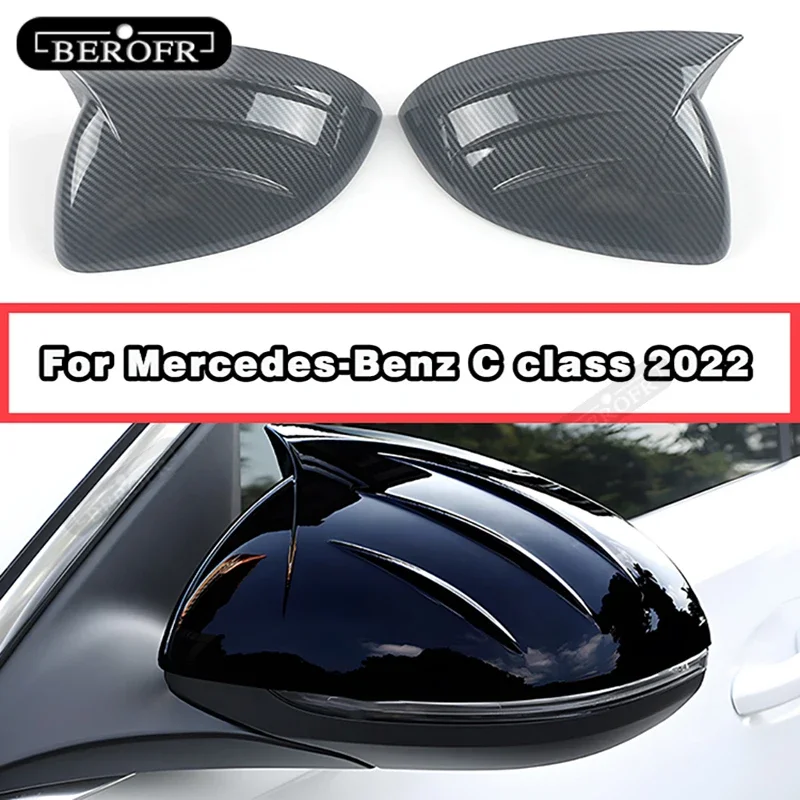 

For Mercedes-Benz C class 2022 modified cowhorn reversing mirror housing rearview mirror housing