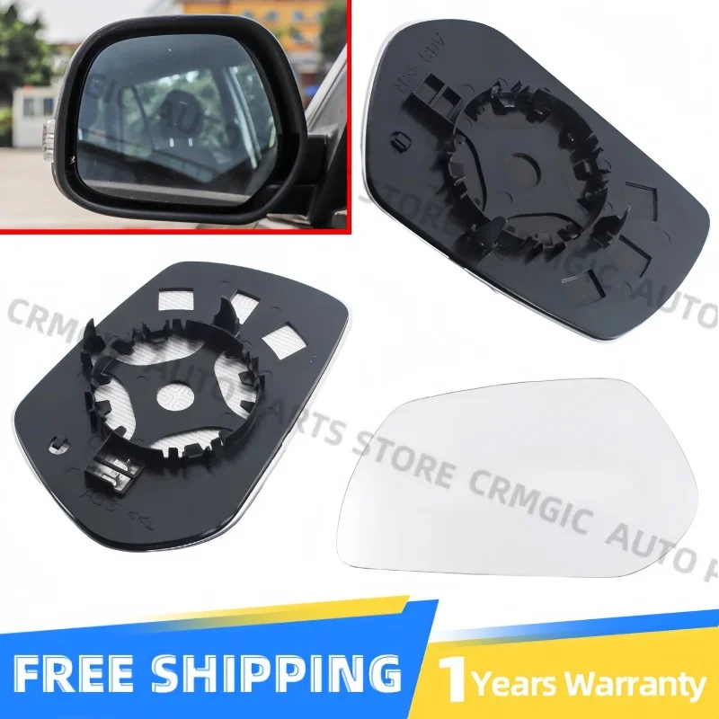 Accesorios para coche Chery Tiggo 2/3x 2017-2020, lente de espejo retrovisor, cristal de espejo lateral con calefacción