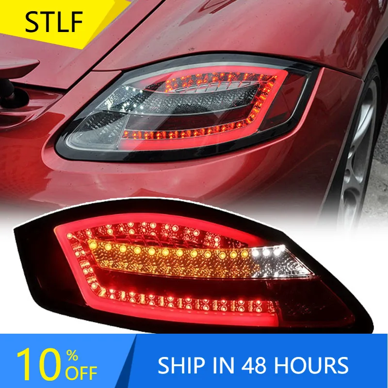 

STLFBoxster 987 Car Rear Lights 2004 2005 2007 2008 987.1 Taillights Upgrade to Led Tail Light for Cayman Boxster 987