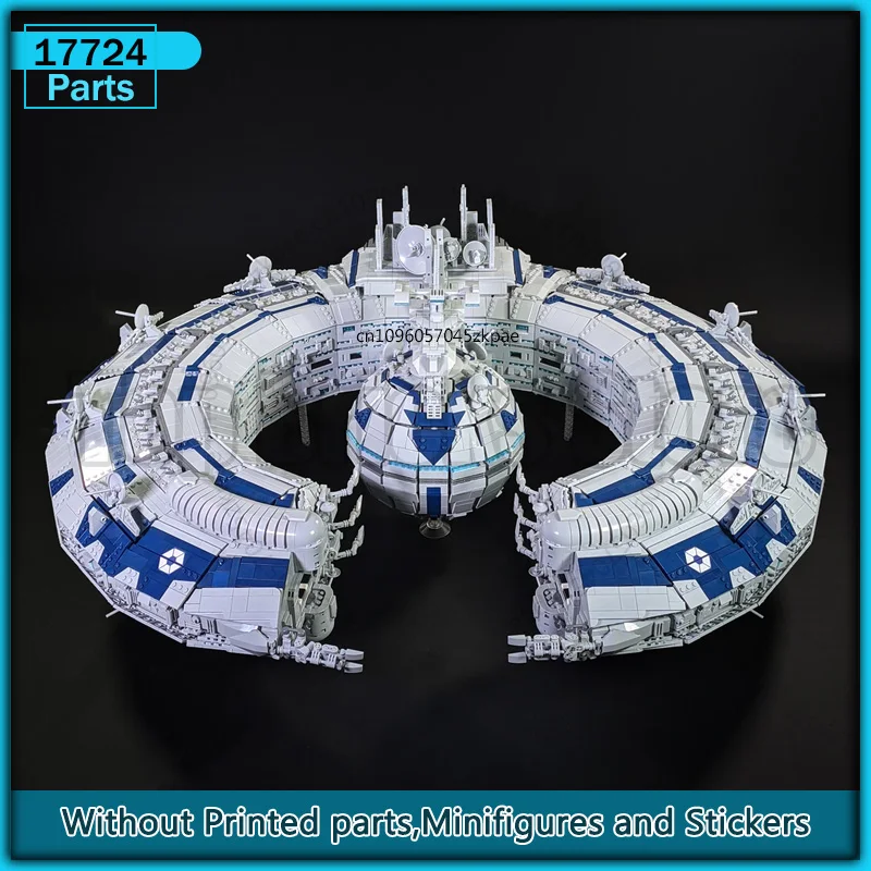 Barco de Control de droidi UCS, película espacial separista, juegos de modelos de bloques de construcción MOC, juguetes de colección de exhibición de montaje DIY