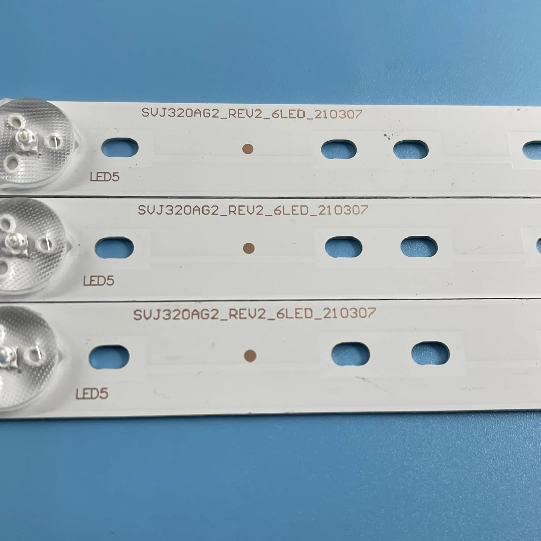 LED TV Illumination For BBK 32LEM-3081/T2C LED Bar Backlight Strip Line Rulers SVJ320AG2-Rev2-6LED-130307 LB-C320X14-E11-H-G1-SE