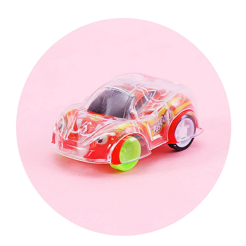 15Pcs Mini Transparent Pull Back Car Toys Kids Birthday Party Favors Giveaway Pinata Filler Carnival Classroom Prize Gifts Pack