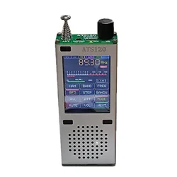 Portable ATS120 Receiver Bluetooth SSB FM RDS 64-108MHz AM LSB USB All Band Radio Receiver + Extended Antenna, ATS100 Radio