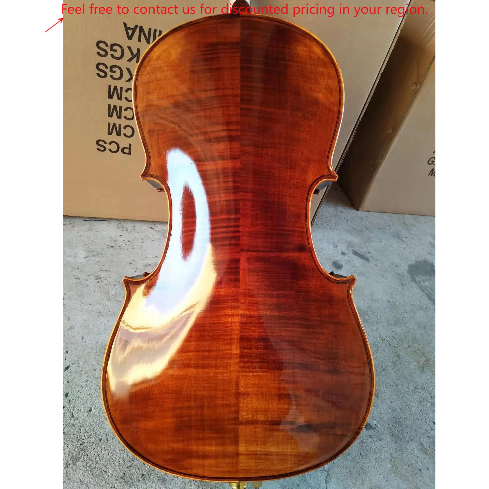 Tongling آلة موسيقية لهب الخشب الصلب 4/4 التشيلو الشعبي الساخن بيع #1