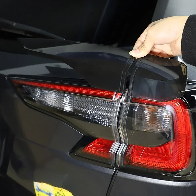 

For Subaru Outback 21-23Car Rear Lamp Shade Brake Indicator Light Reversing Tail Lamp ABS Blackened Cover Trim Car Accessories