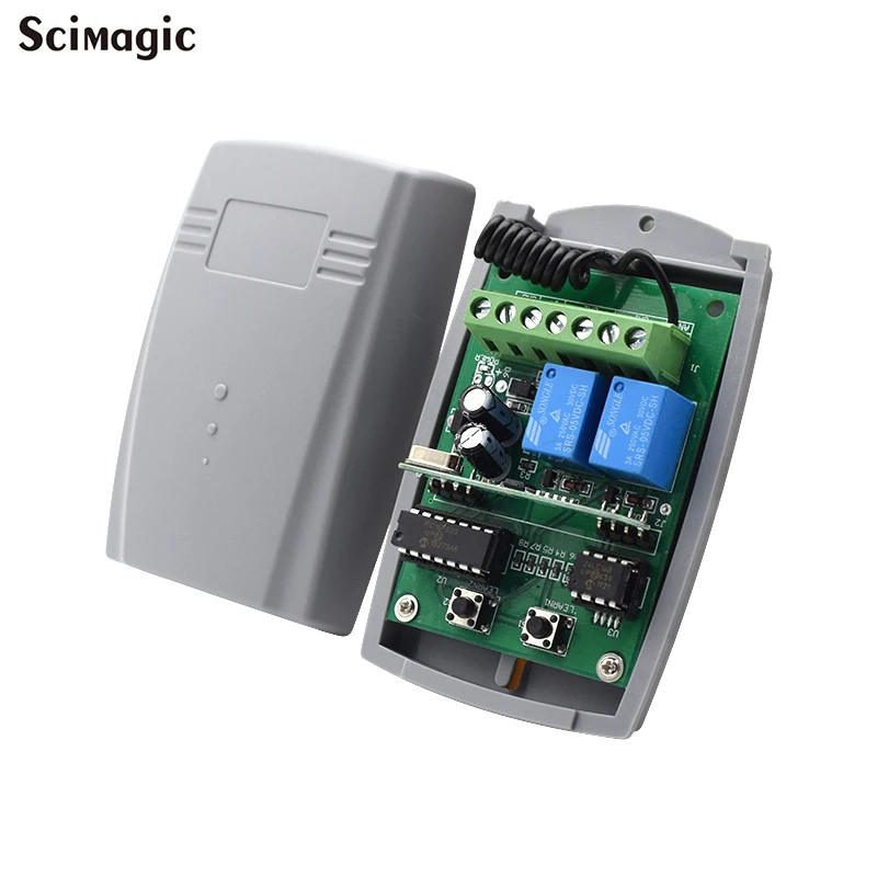 Universal 433mhz Garage Receiver For ROGER ALUTECH AT-4 AN-MOTORS AT-4 Gate Remote Control 433.92