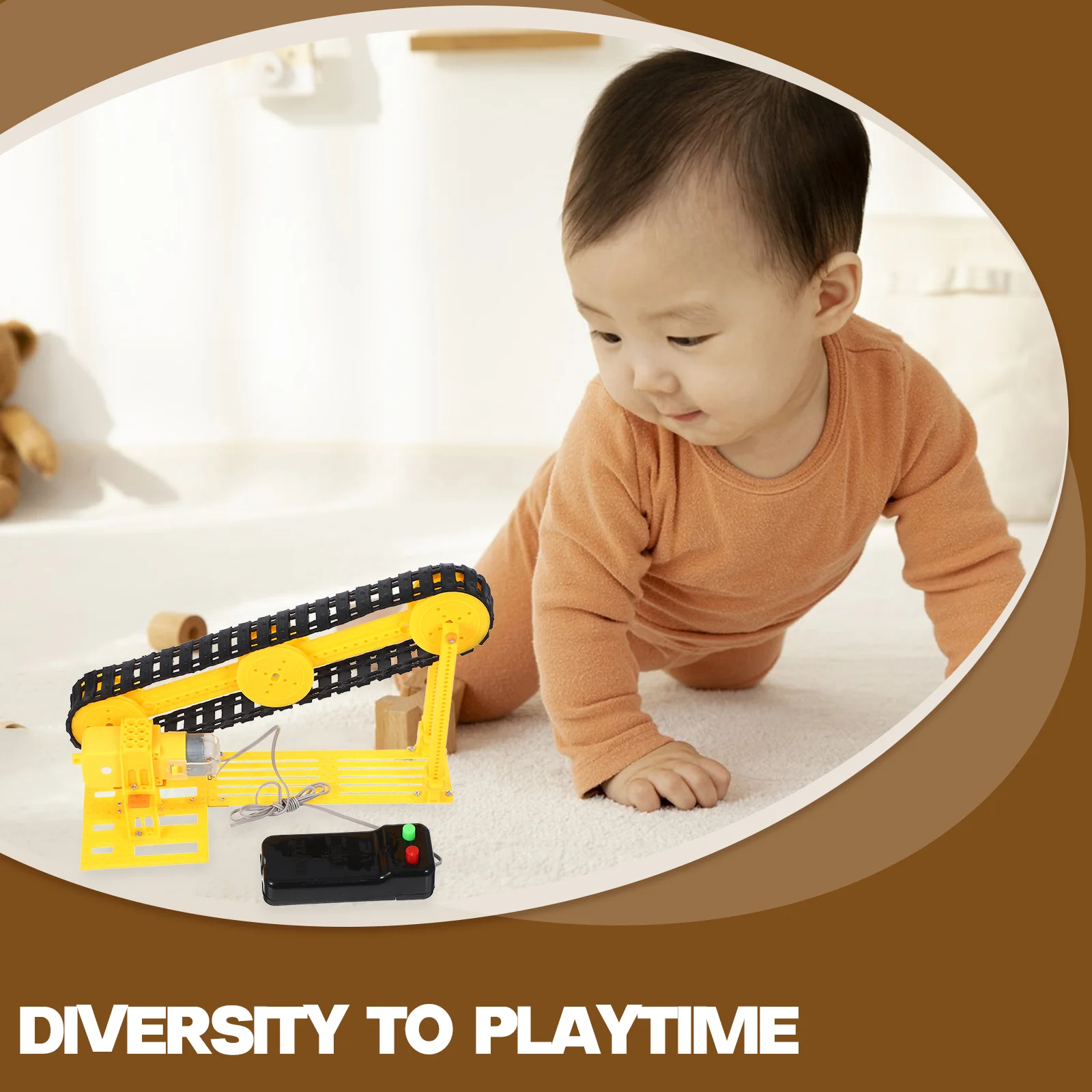 1 Set Conveying Belt Model DIY Material Experiment Plaything Interactive Toy Conveyor Model Making Kit