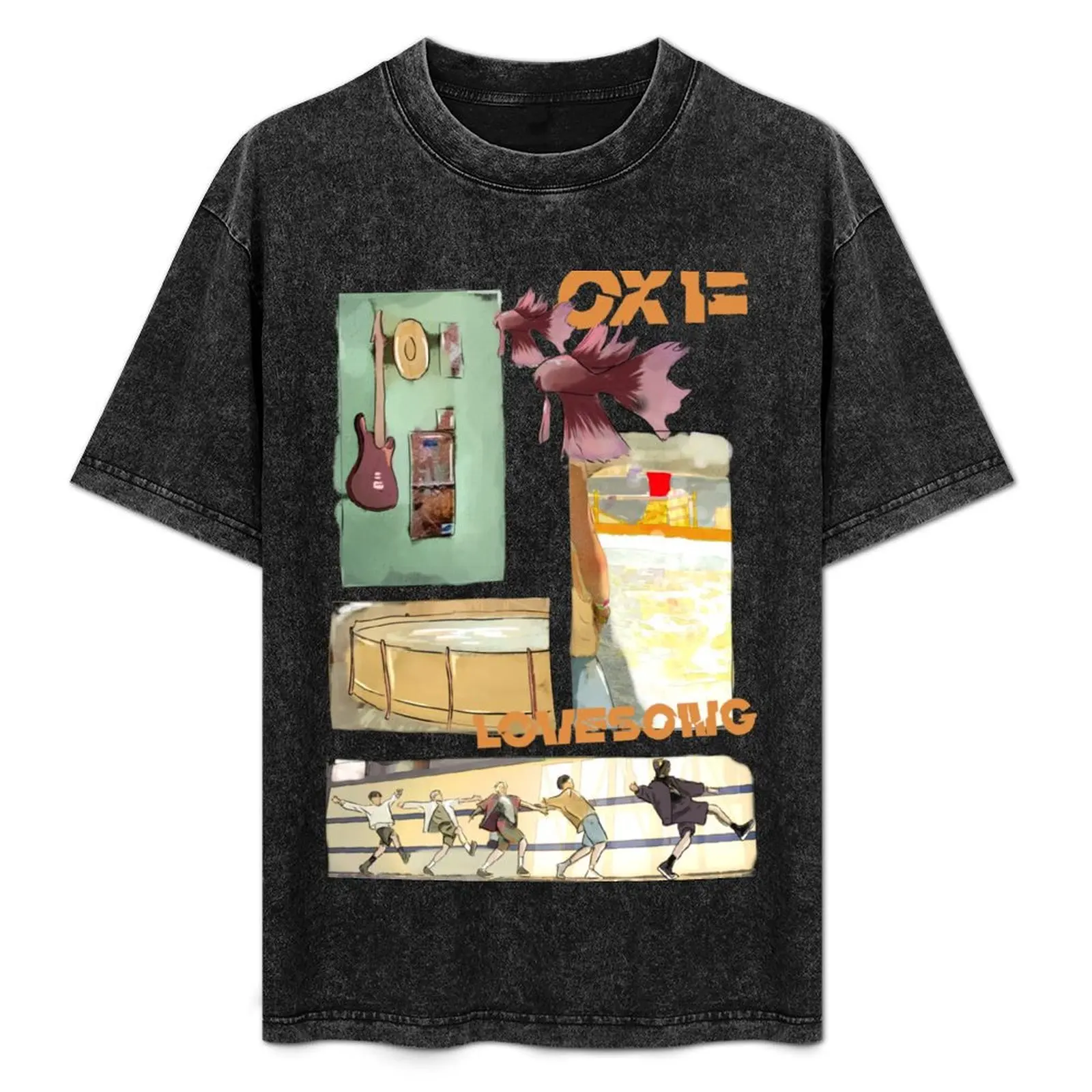

TXT 0x1=Lovesong fanart kpop T-Shirt Basic Tee Shirt for Everyday Outfit