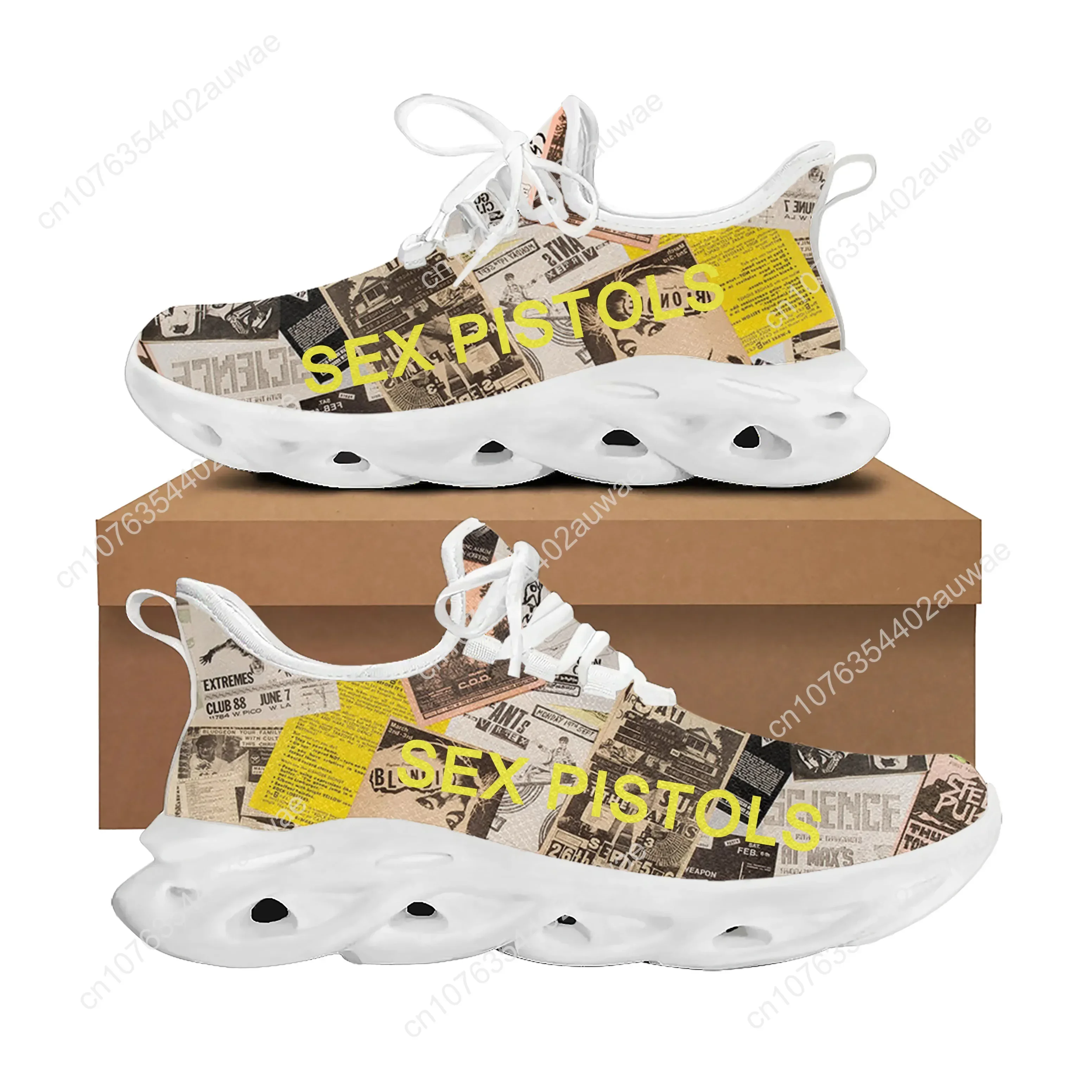 Sex Pistols Punk Rock Band Sports Shoes Mens Womens Teenager Kids Children Sneakers Casual High Quality Couple Shoes Custom Shoe