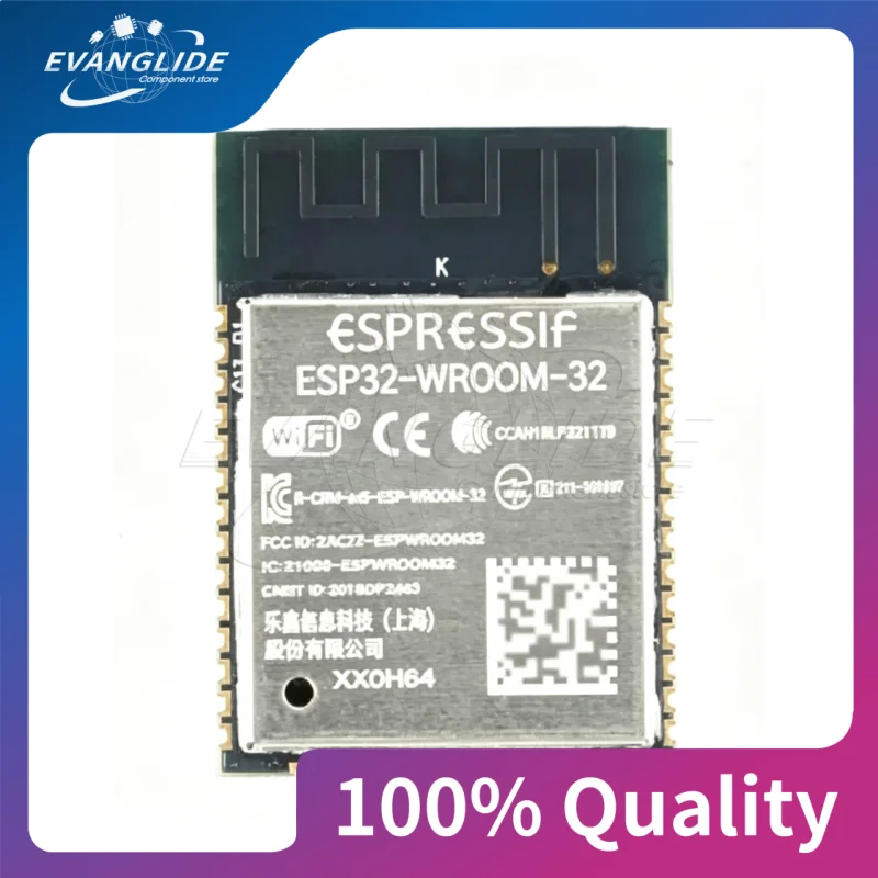 1 PCS/LOT ESP32-WROOM-32 WiFi + Bluetooth dual-core MCU Flash 4MB