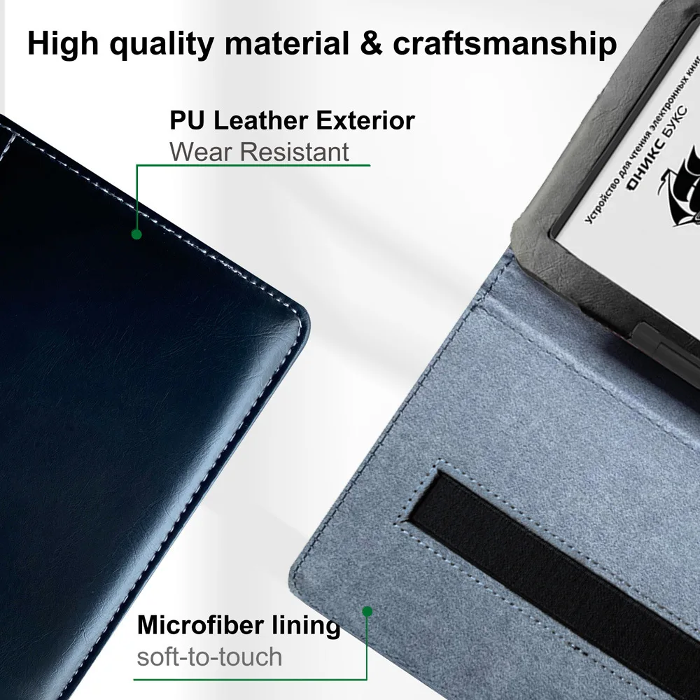 

Case for Onyx Boox Fault 1/2/3/4/5/6th e-book protective case, portable, lightweight, all inclusive, magnetic case.