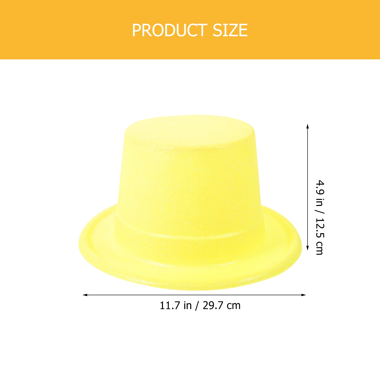 

6pcs Fluorescence Party Hats Paper Cap Tophat for Cosplay Dress Up Lightweight Accessory Photo Props Holiday Cheer Festive