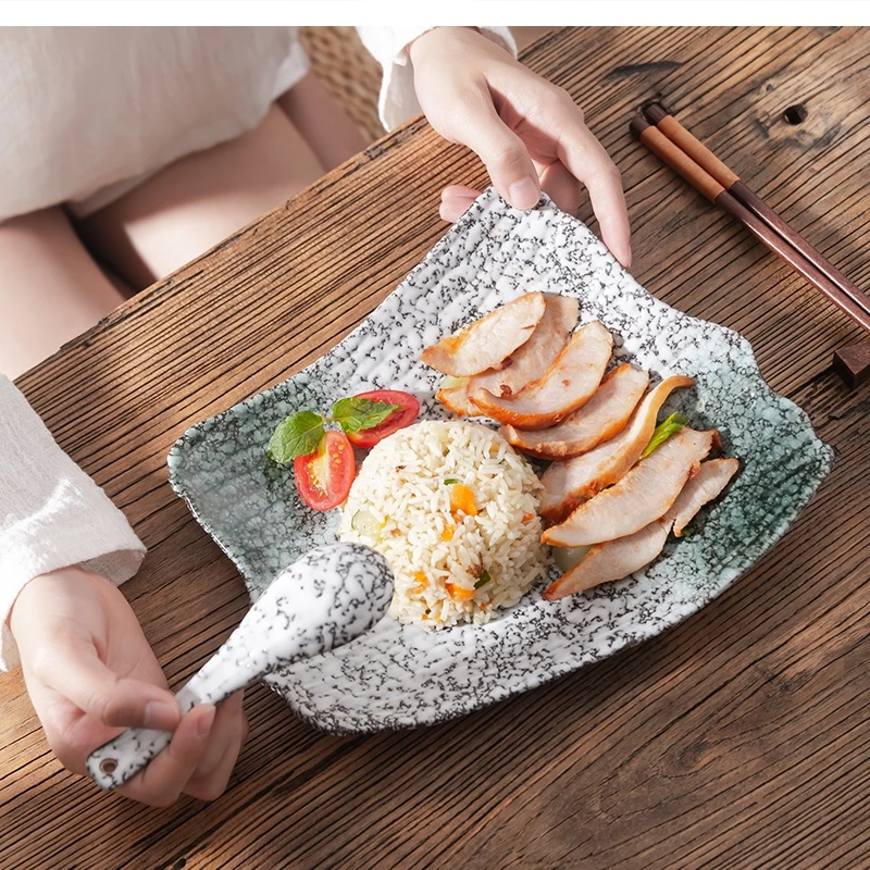 

10-дюймовые керамические тарелки для домашнего ужина, отеля, ресторана, суши-десерта