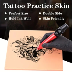 A4 8 mm Thick Tattoo Practice Skin Tattoo Skin Practice Fake Skin for Tattoo Beginners and Experienced Artists Tattoo Supplies