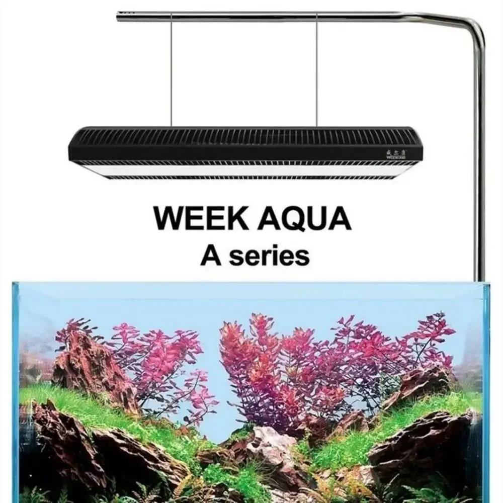 WEEK AQUA A430 Pro 120W espectro completo acuario luz Led APP Control acuático Aquascaping lámpara de acuario iluminación peces Tankaquario