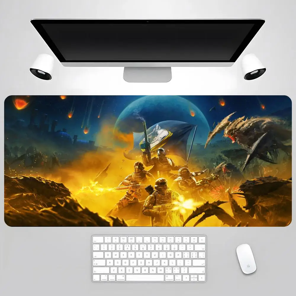 Mouse Pad Player Mats for Csgo XL  Notbook Computer  Home PC Laptop Computer Keyboard Mat Desk Pad  Mouse Desk Mat H-HelldiversE