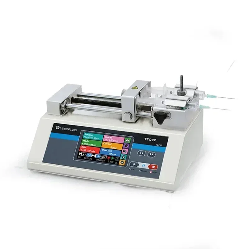 

Syringe Pump 304SS Enclosure Laboratory Syringe Pump LCD Display Easy To Control And Operation TYD02-2