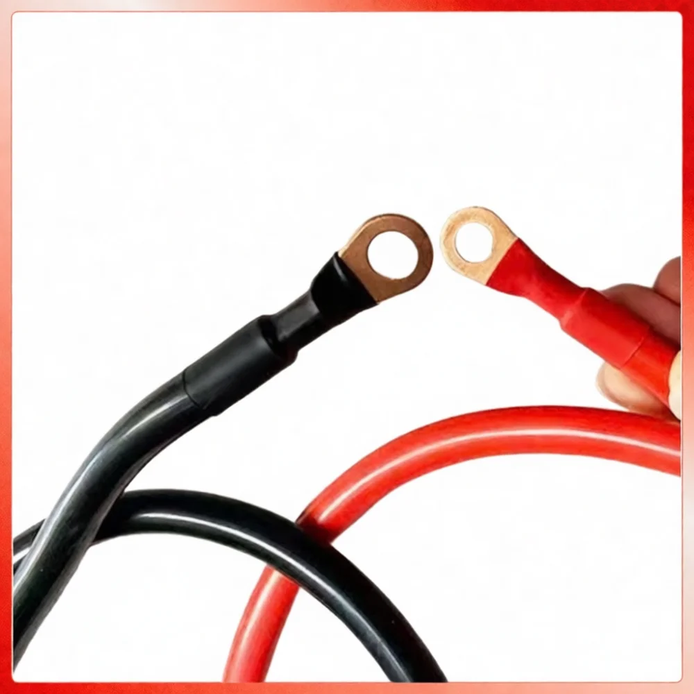 Pure Copper Battery Alligator Clips 45mm Car Clamps Flexible Lead Connector Automotive Emergency Power Supply Tool Kit