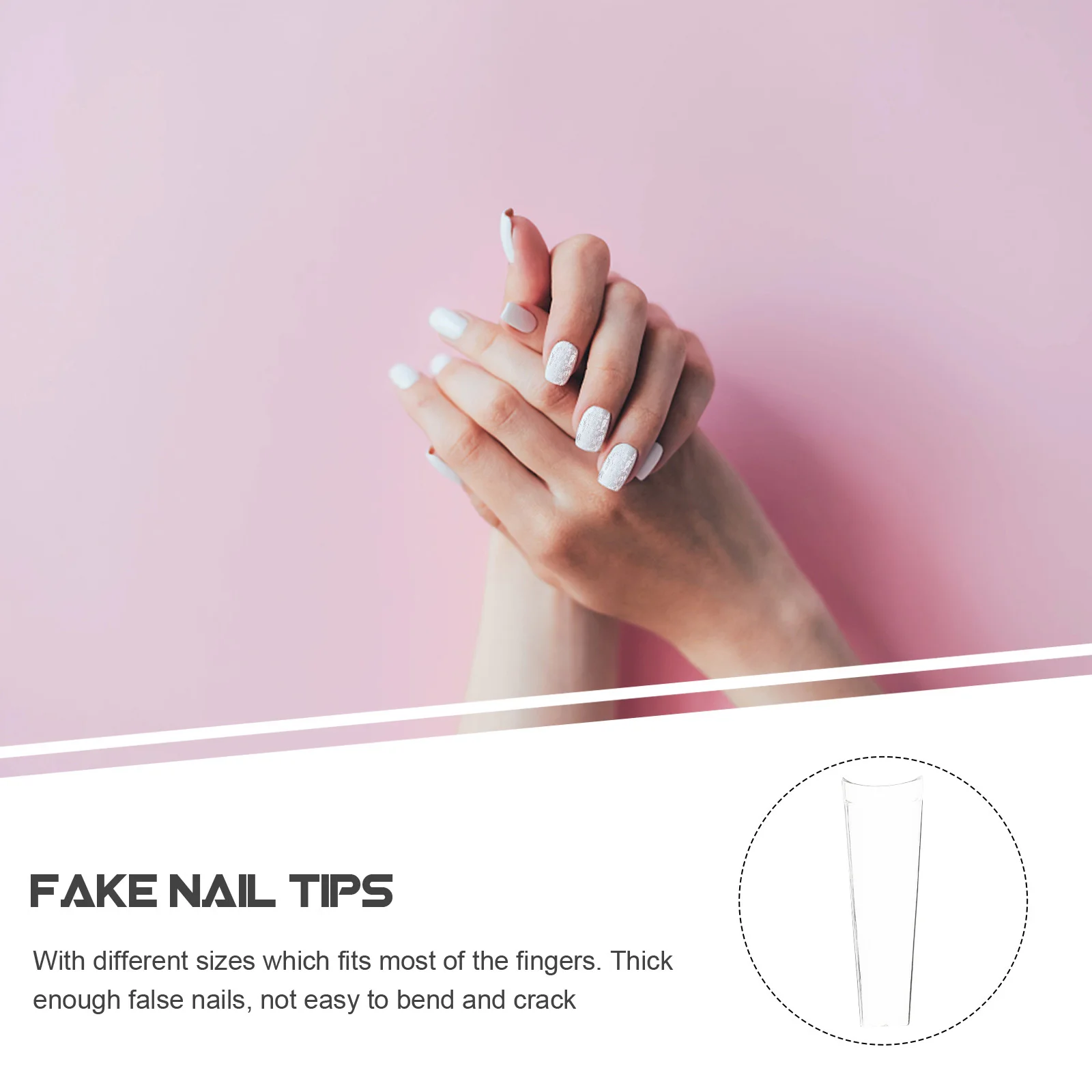 504 قطعة من أطراف الأظافر الصناعية الطويلة للغاية، سميكة وآمنة ومريحة، غراء احترافي لتقوم بها بنفسك، أظافر صناعية