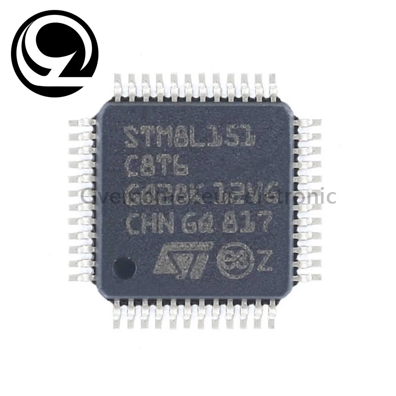 기존 STM8L151C8T6 LQFP-48 16MHz 64KB 플래시 8비트 마이크로컨트롤러-MCU