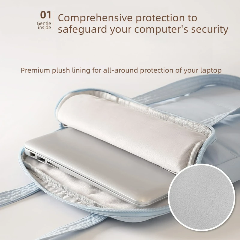New Stylish Laptop Storage Bag Shoulder Tote for 15.6 Inch Notebook iPad Protection Commuter